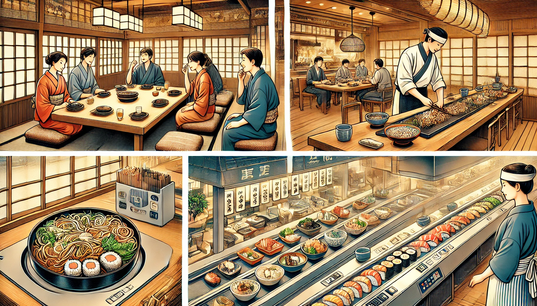 Tipos de restaurantes en Japón